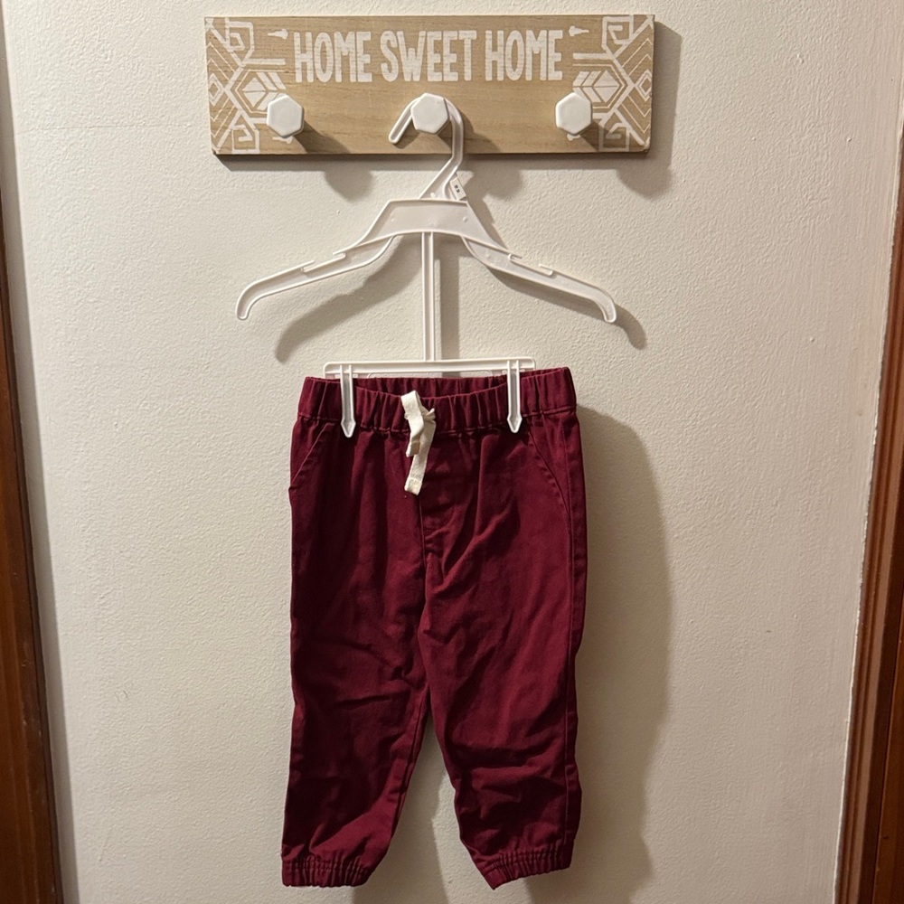 Carter's Burgundy Kids Joggers